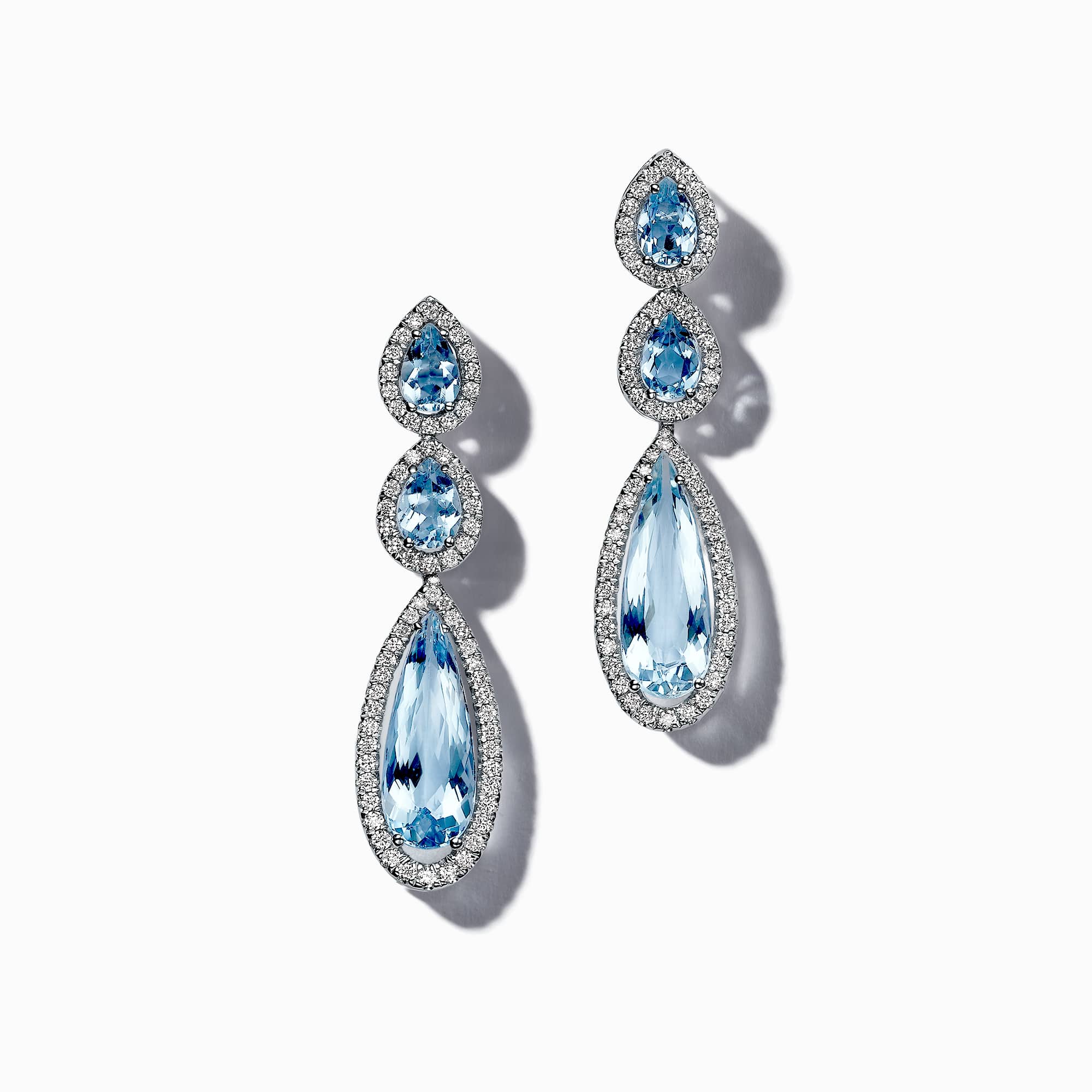 Diamond and Gem Stone Earrings