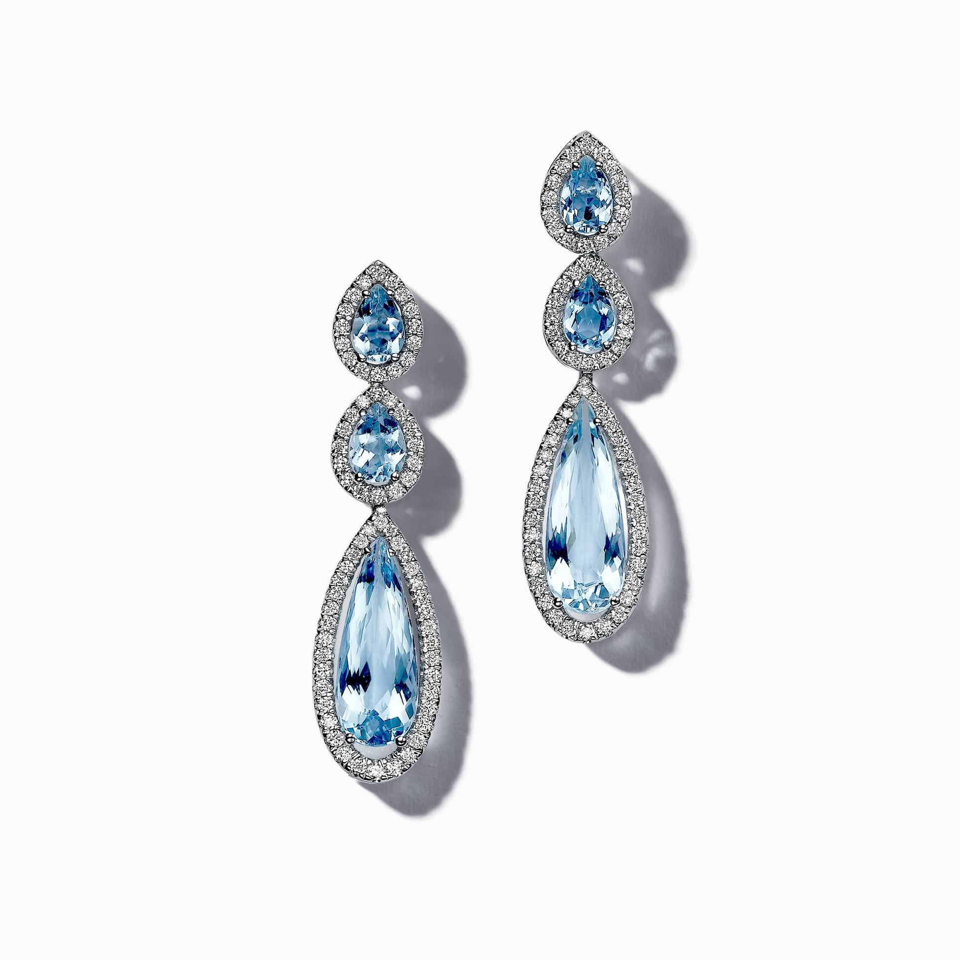 Diamond and Gem Stone Earrings