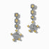 1.00Ct. I VS1 (0.50Ct. each) 2.40Ct. Fancy Yellow Diamonds