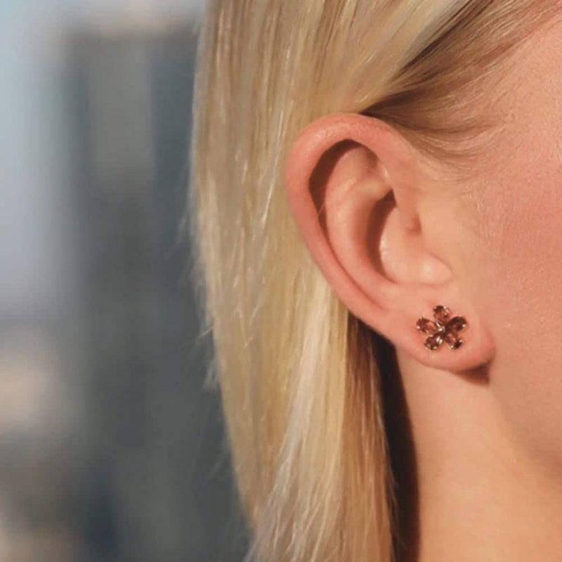Diamond and Gem Stone Earrings