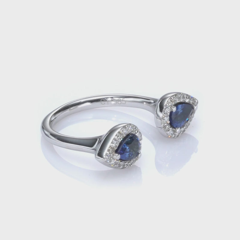 Diamond and Gem Stone Ring