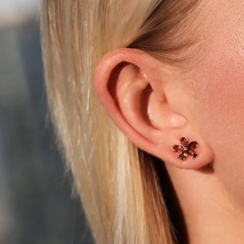 Diamond and Gem Stone Earrings