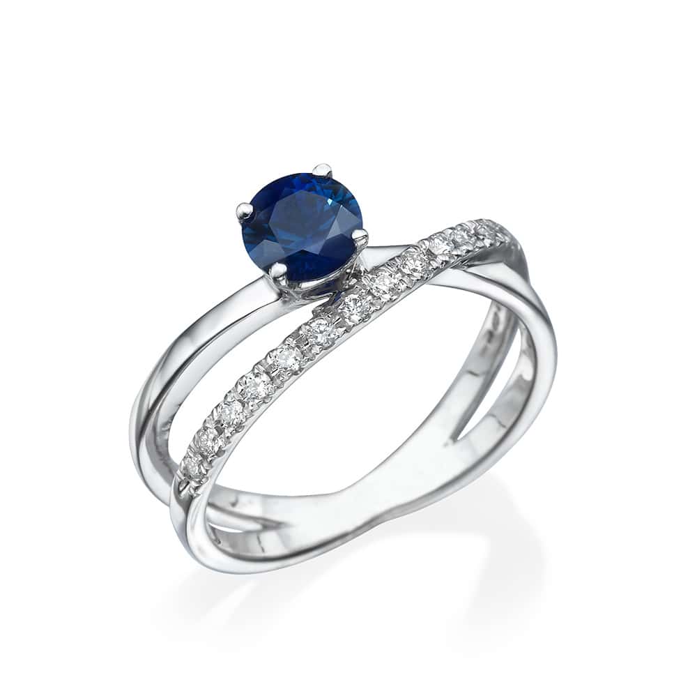 Diamond and Gem Stone Ring