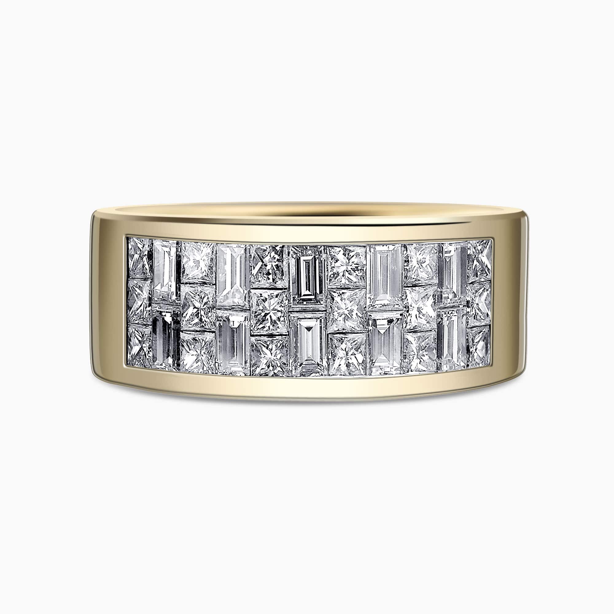 Invisible-set 0.90Ct. Baguette-cut and 0.75Ct. Princess-cut