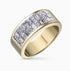 Invisible-set 0.90Ct. Baguette-cut and 0.75Ct. Princess-cut