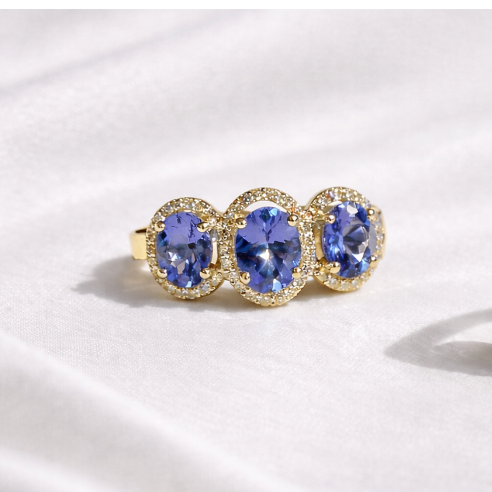Diamond and Gem Stone Earrings