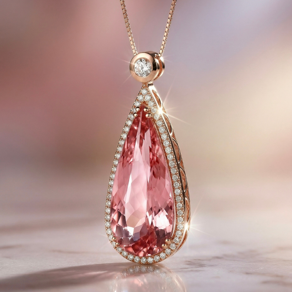 Diamond and Gem Stone Pendant
