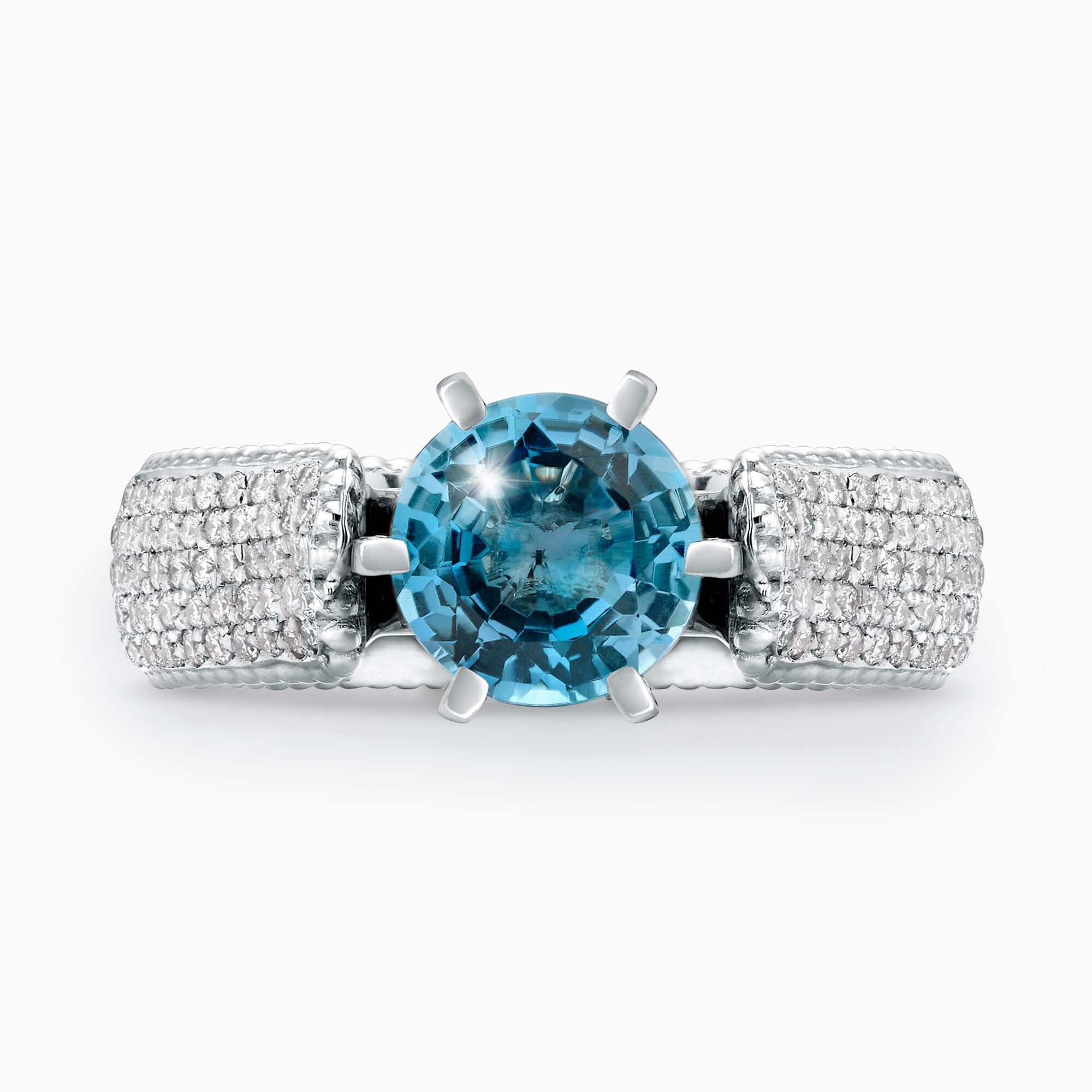 Diamond and Gem Stone Ring