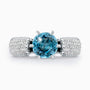 Diamond and Gem Stone Ring