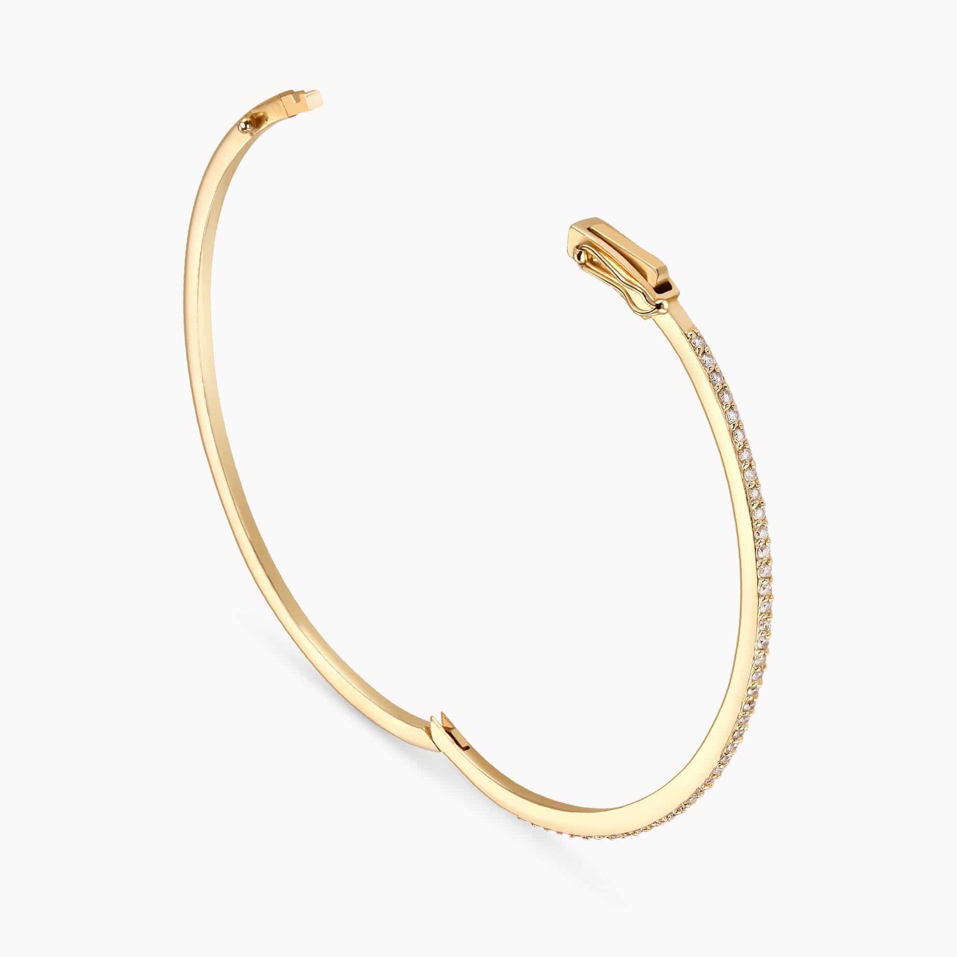 0.55Ct Diamonds in 14K Yellow Gold Bracelet