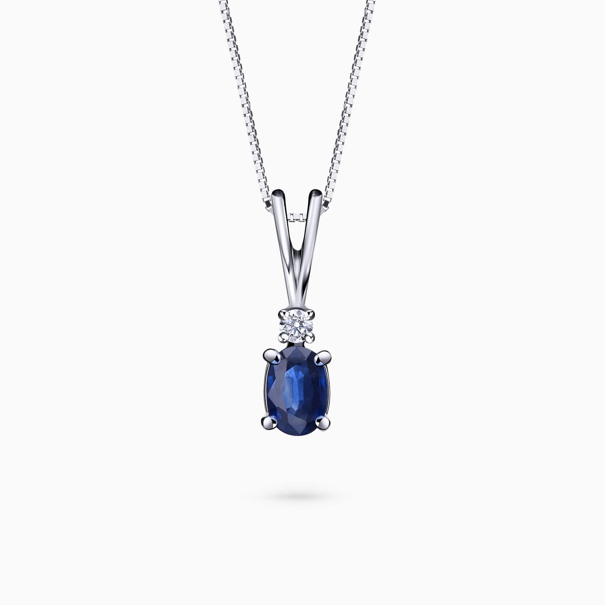 Diamond and Gem Stone Pendant
