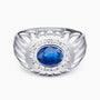 Diamond and Gem Stone Ring for Men