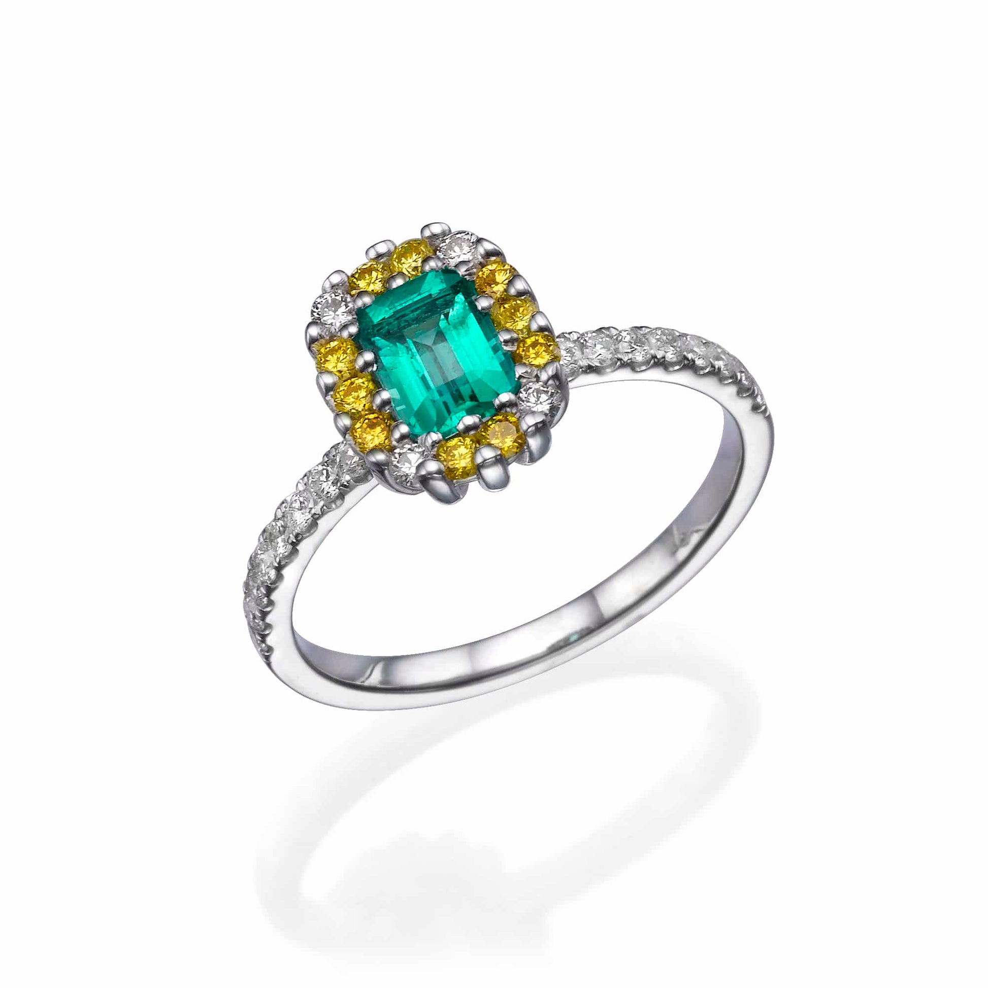 Diamond and Gem Stone Ring