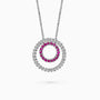 Diamond and Gem Stone Pendant