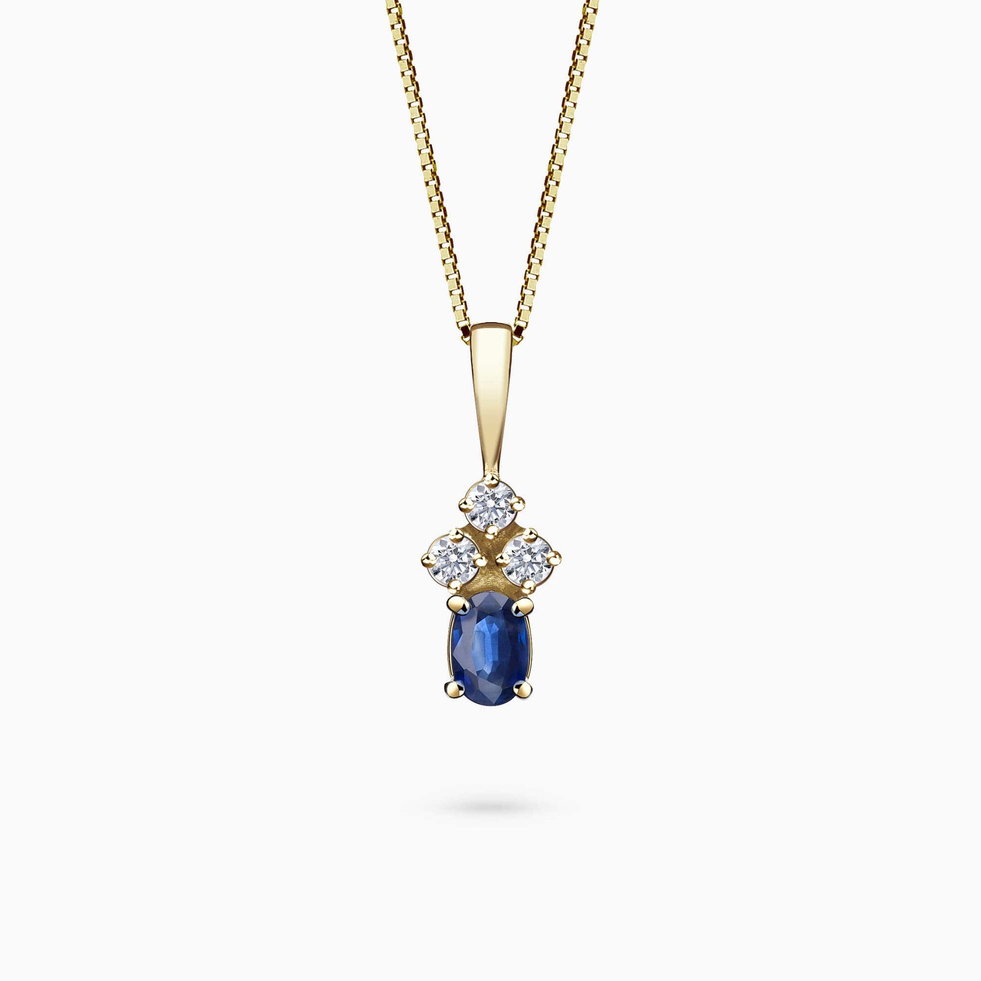 Diamond and Gem Stone Pendant
