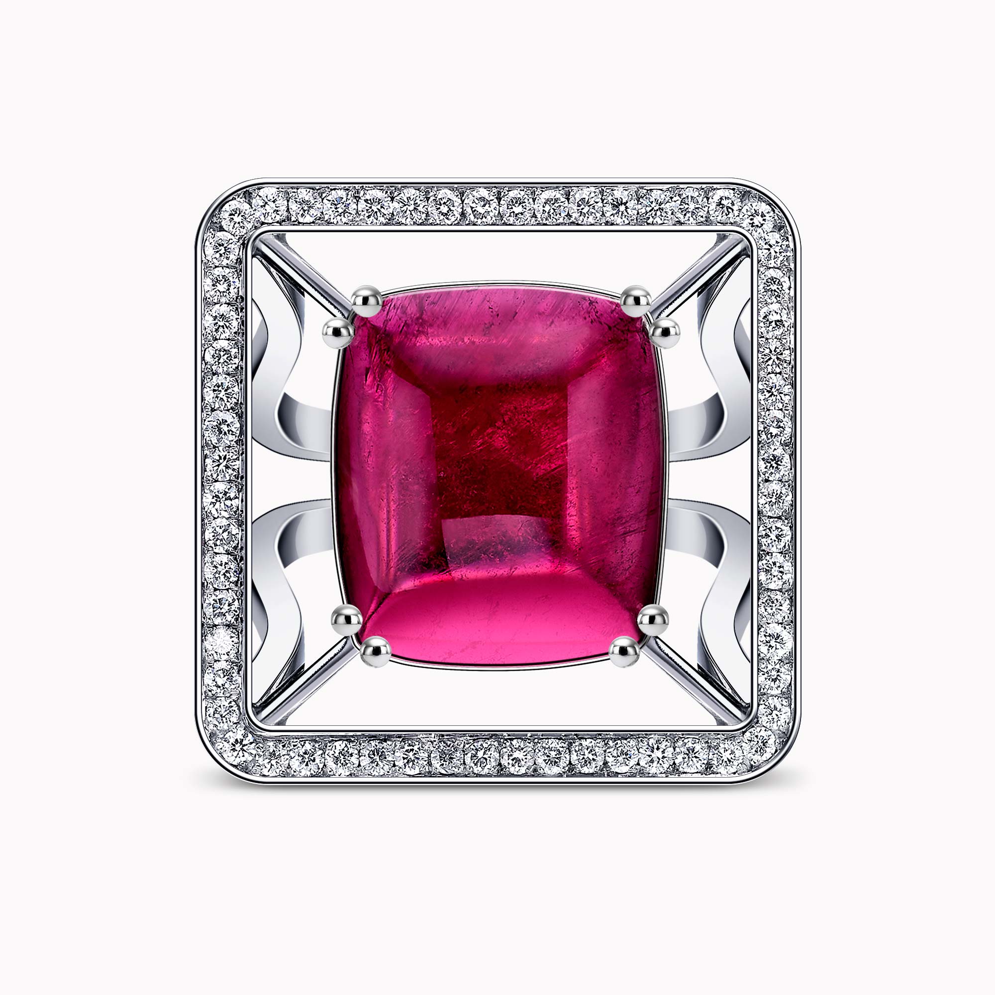 Diamond and Gem Stone Ring