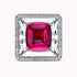 Diamond and Gem Stone Ring