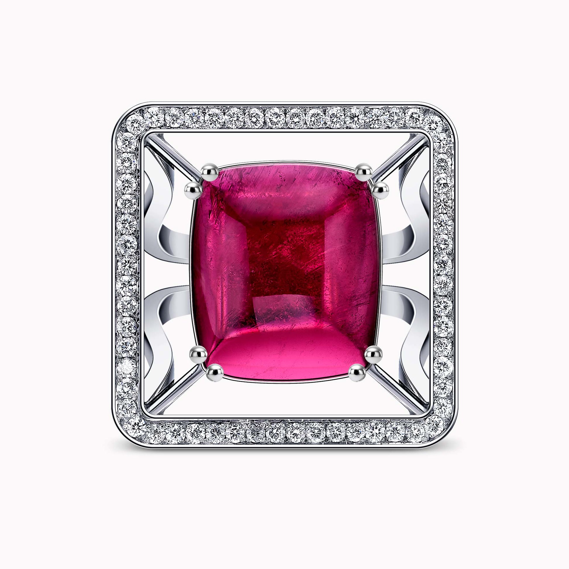 Diamond and Gem Stone Ring