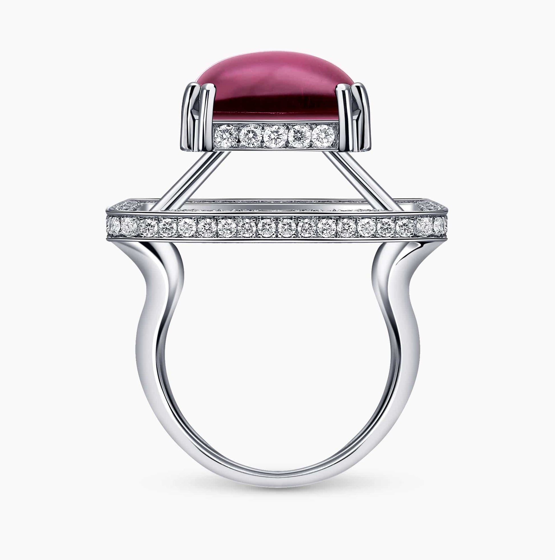 Diamond and Gem Stone Ring