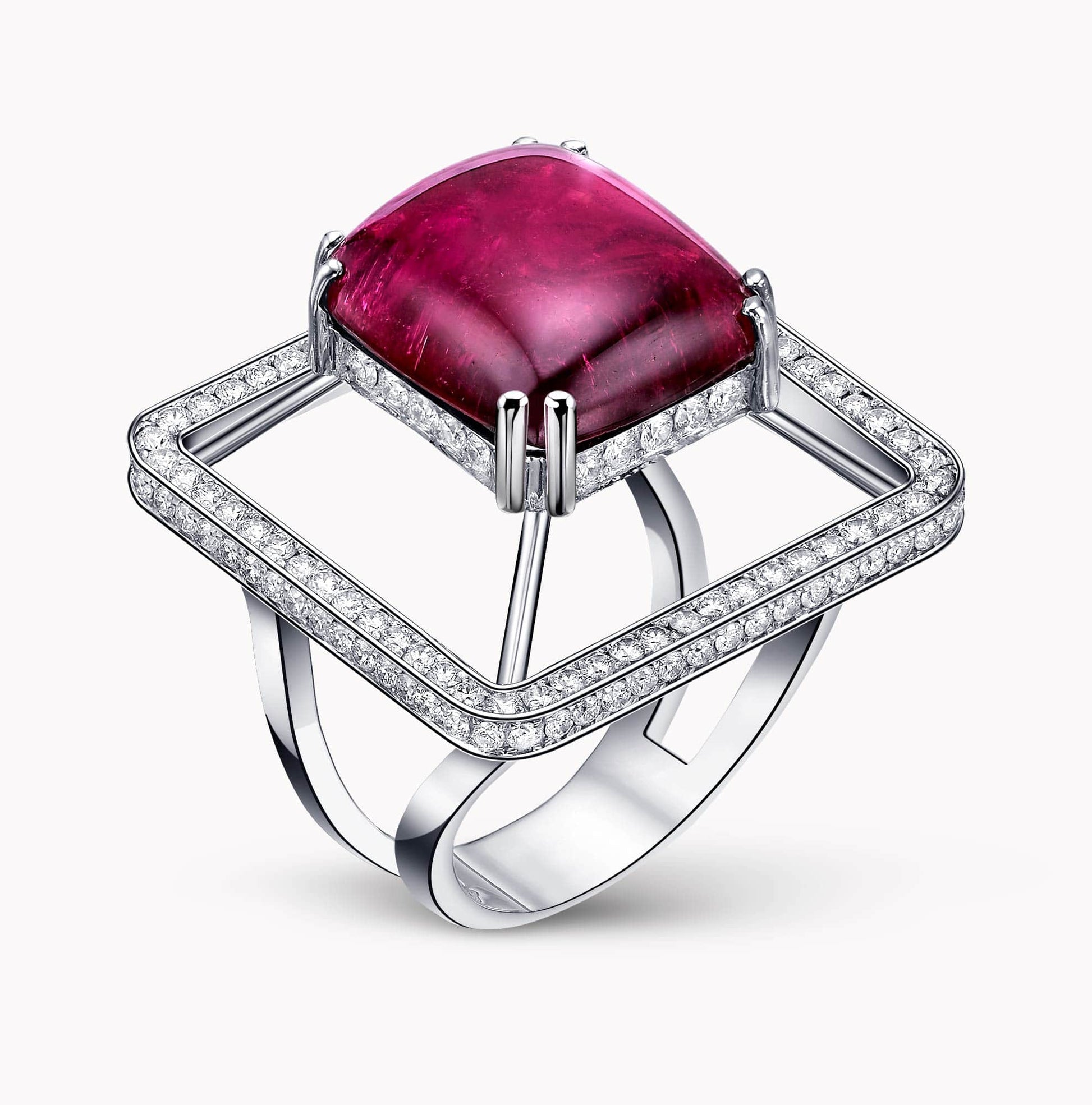 Diamond and Gem Stone Ring