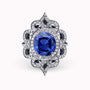 Diamond and Gem Stone Ring