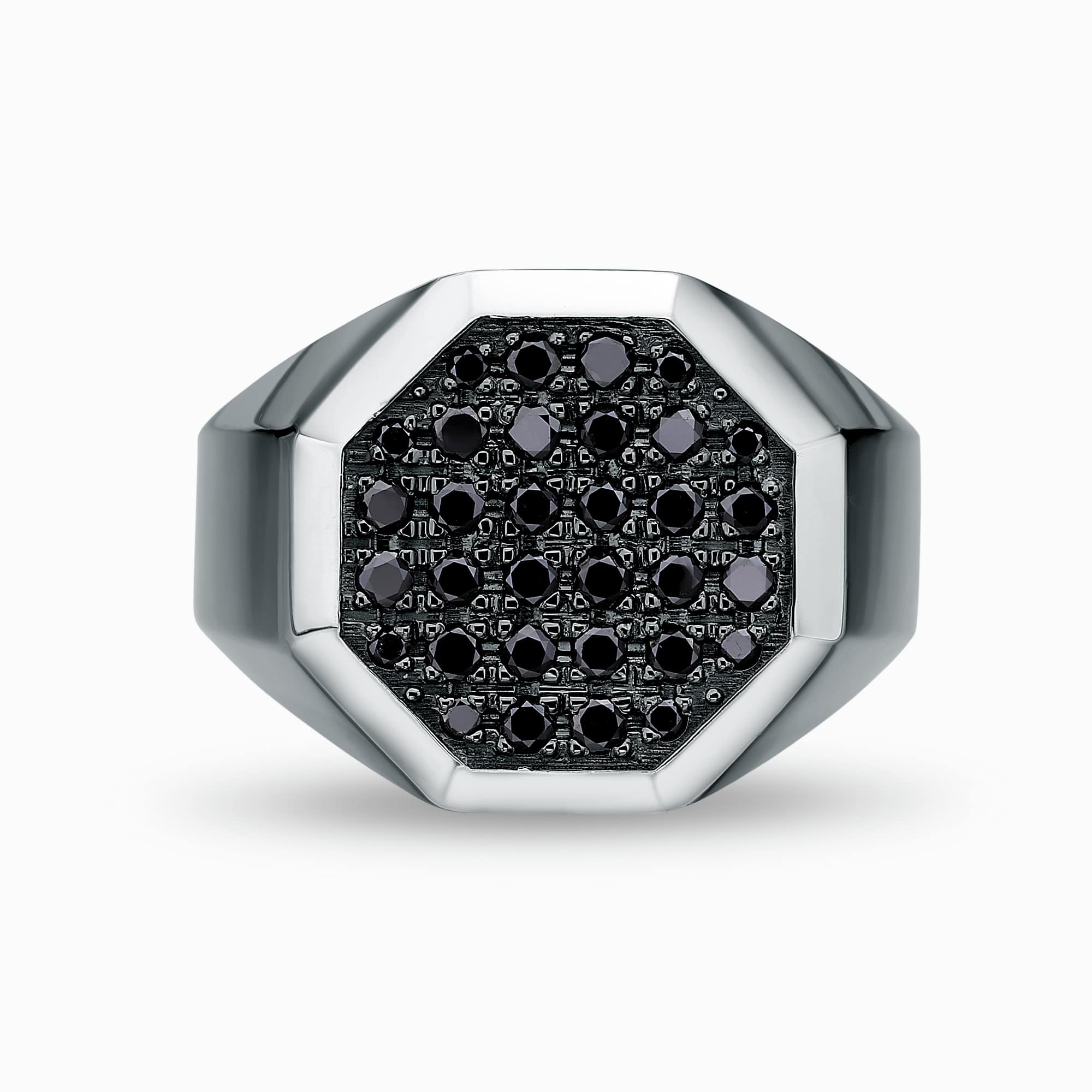 Black Diamond Ring for Men
