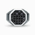 Black Diamond Ring for Men