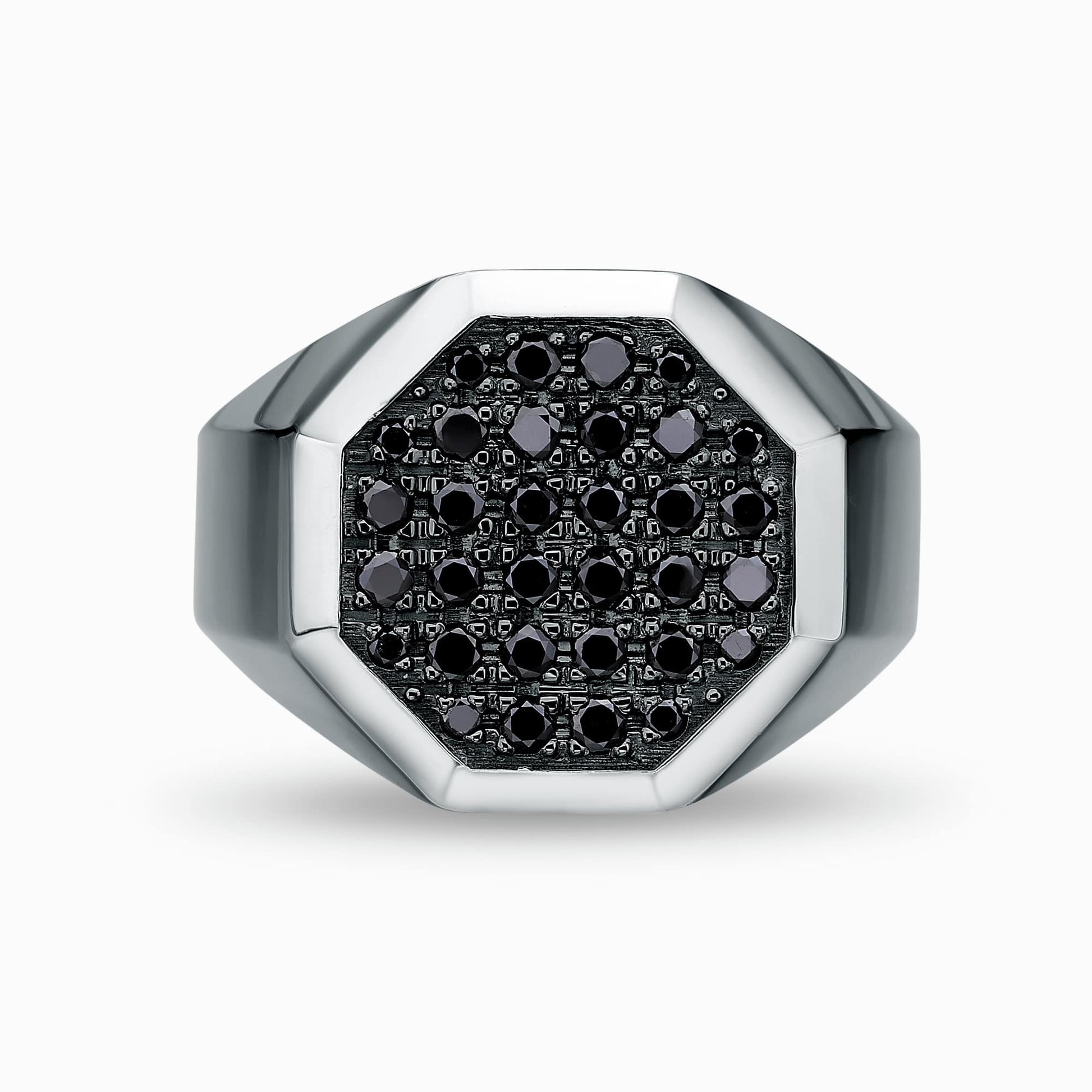 Black Diamond Ring for Men