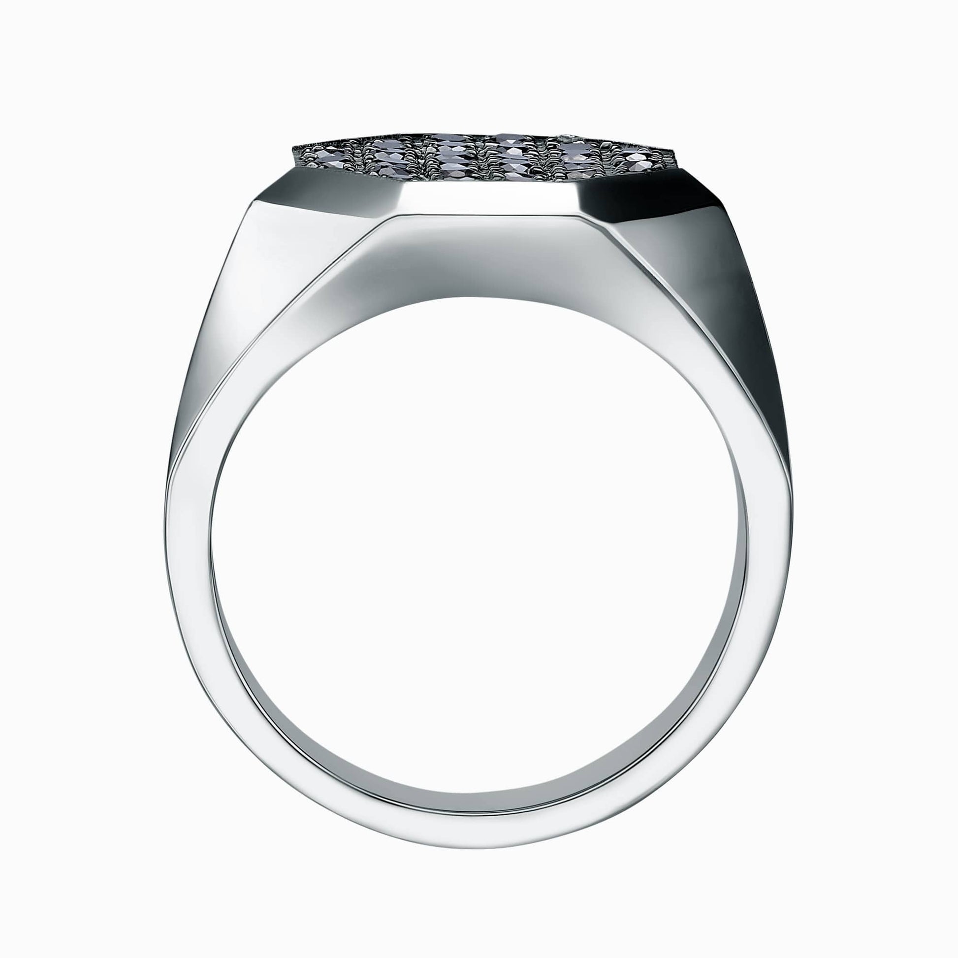 Black Diamond Ring for Men