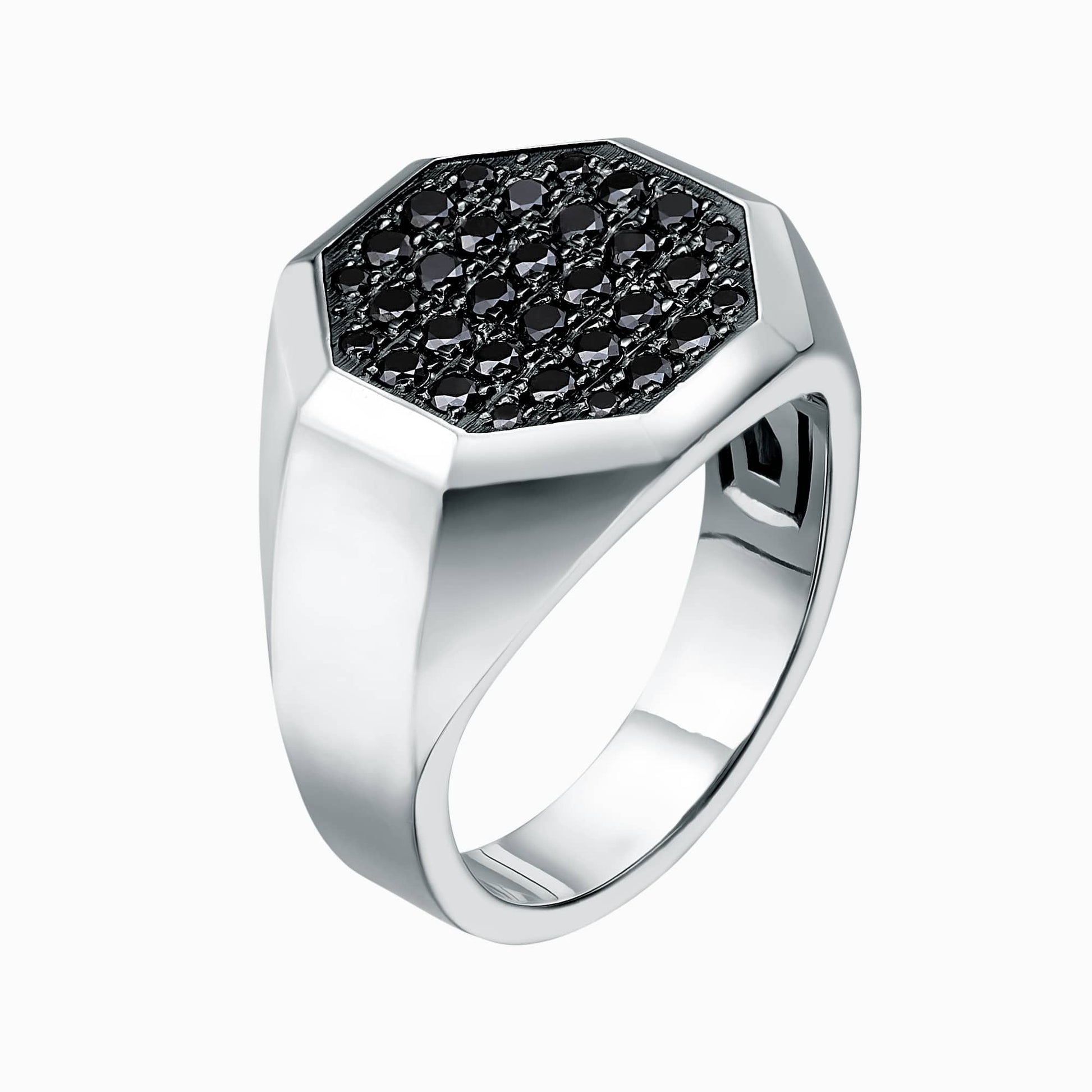 Black Diamond Ring for Men