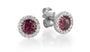Diamond and Gem Stone Earrings