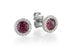 Diamond and Gem Stone Earrings