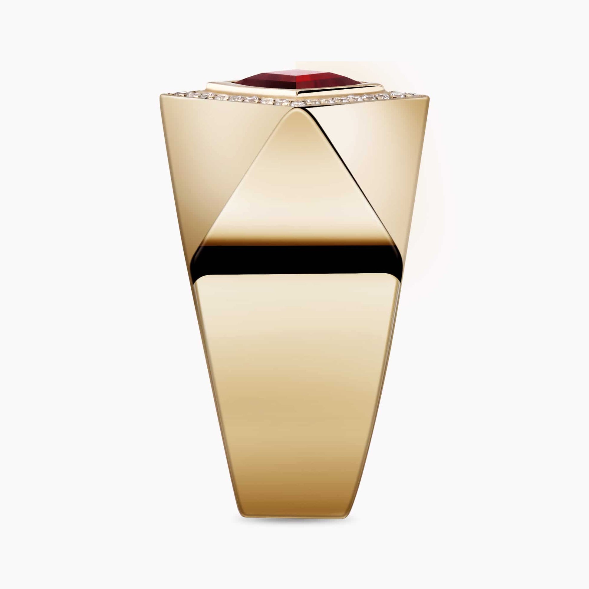 Diamond and Gem Stone Ring for Men