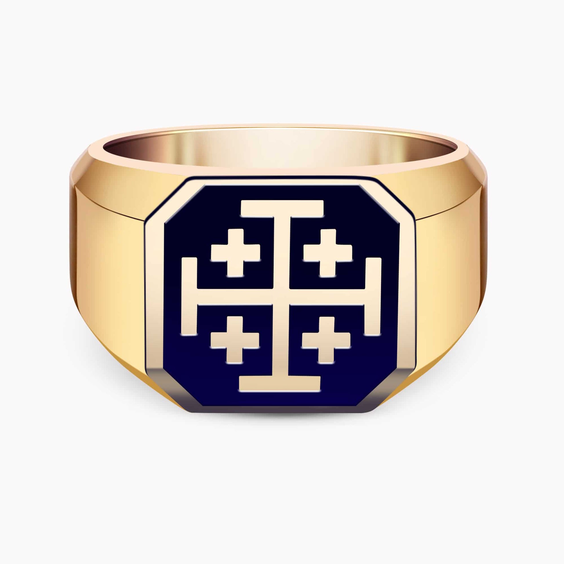 Gold Cross Ring