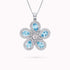 Diamond and Gem Stone Pendant
