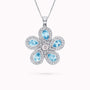 Diamond and Gem Stone Pendant