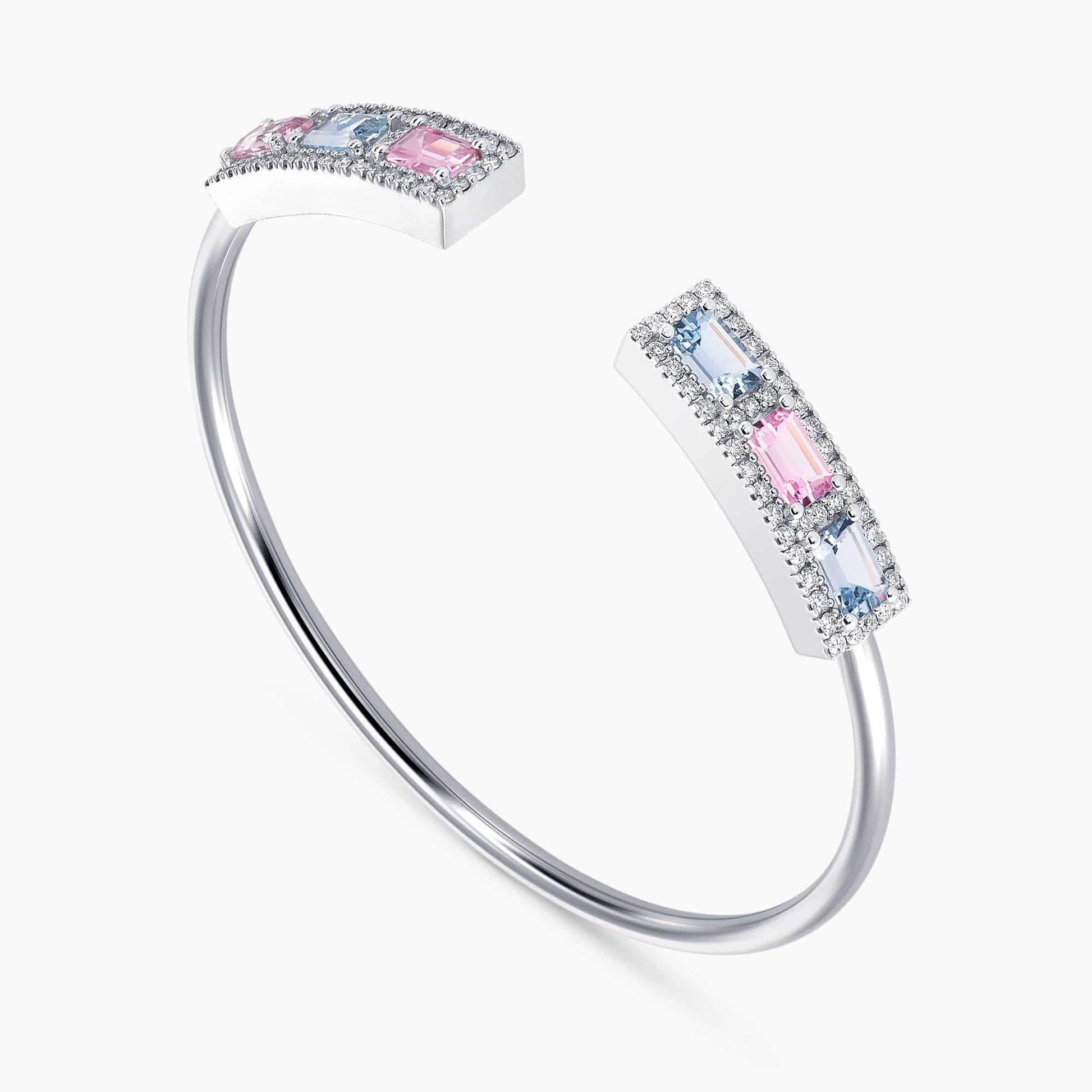 Diamond and Gem Stone Bracelet Noe