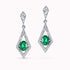 Diamond and Gem Stone Earrings
