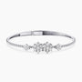 1.04Ct Diamonds in 14K White Gold Bracelet