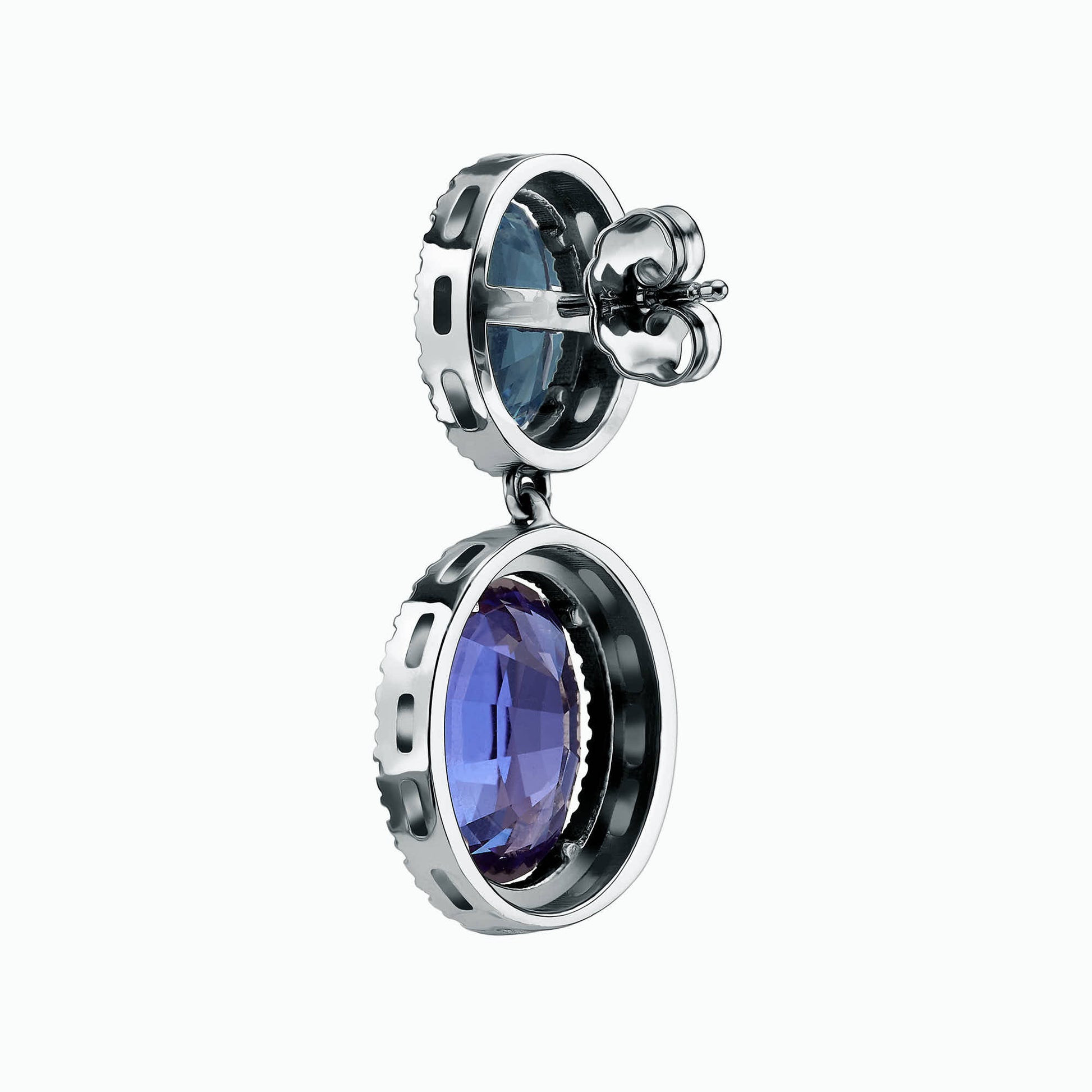 Diamond and Gem Stone Earrings