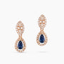 Diamond and Gem Stone Earrings