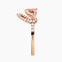 0.21Ct. Diamonds mounted in a 14K Rose Gold Love designed Ring