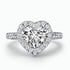 1.50Ct. Heart Shaped Diamond with 0.51Ct. Diamond setting