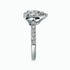 1.50Ct. Heart Shaped Diamond with 0.51Ct. Diamond setting