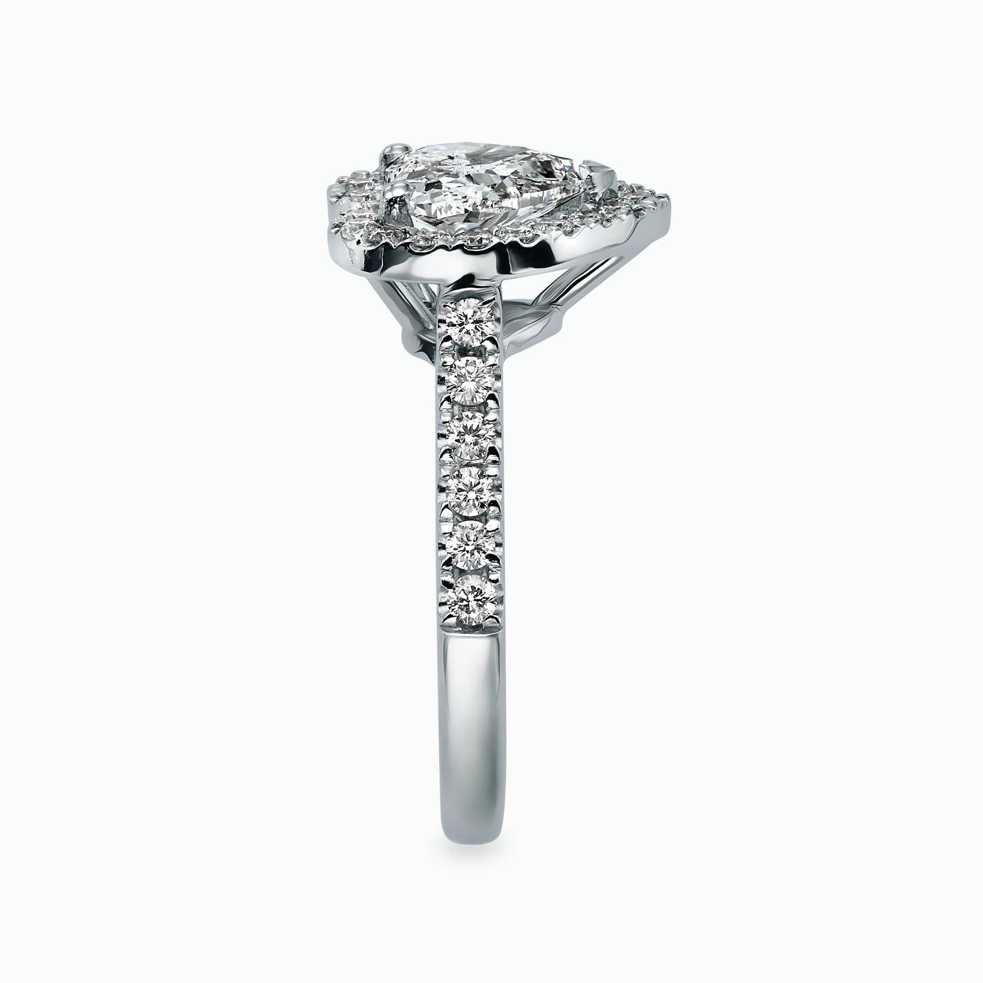 1.50Ct. Heart Shaped Diamond with 0.51Ct. Diamond setting