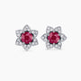 Diamond and Gem Stone Earrings