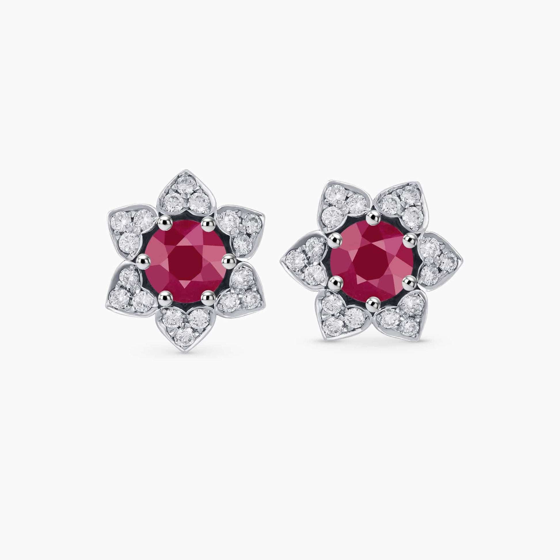 Diamond and Gem Stone Earrings