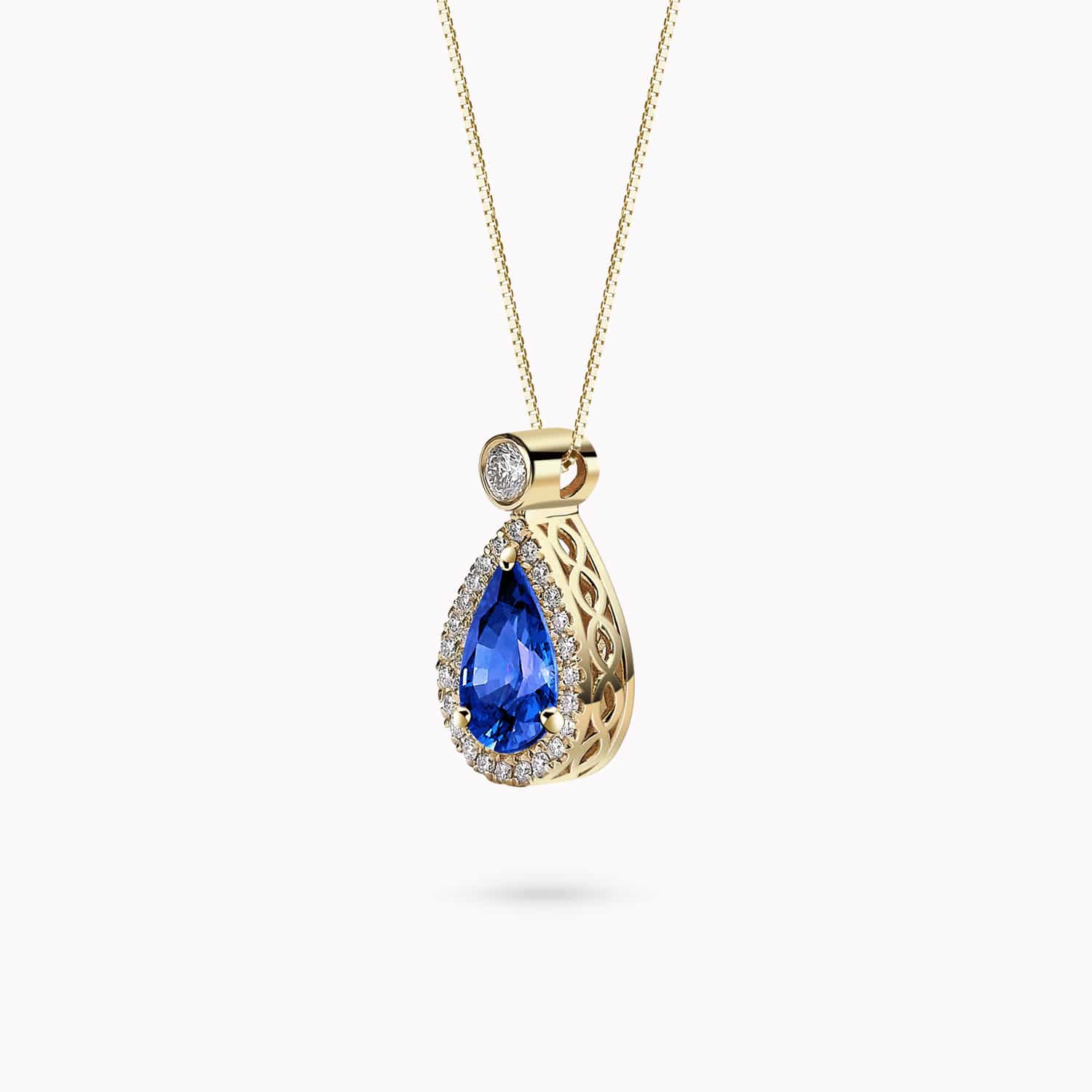 Diamond and Gem Stone Pendant