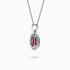Diamond and Gem Stone Pendant
