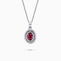 Diamond and Gem Stone Pendant